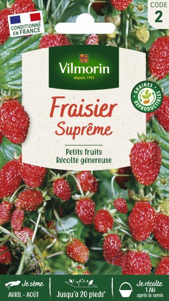 Potagères - Fraisier 4 saisons Suprême - face recto